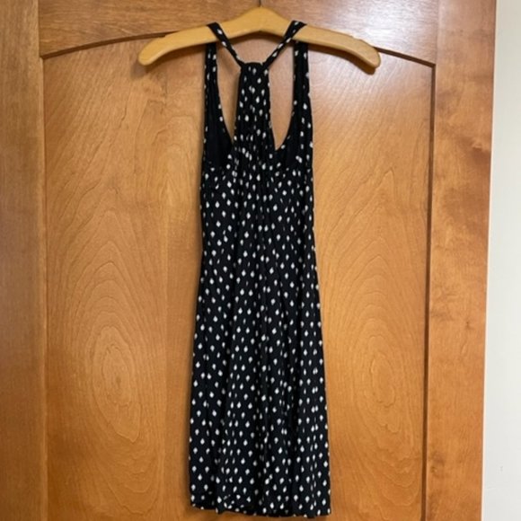 Old Navy Black with White Keyhole Racerback Sundress – S Petite - Picture 6 of 9